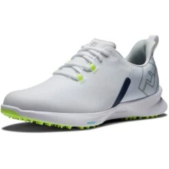 FootJoy Fuel Sport Golf Shoes White/Navy -Callaway Golf Shop footjoy fuel sport golf shoes white navy 55453 toe itempicture