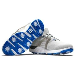 FootJoy HyperFlex Golf Shoes Grey/White/Blue -Callaway Golf Shop footjoy hyperflex golf shoes grey white blue alternate