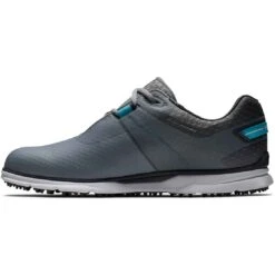 FootJoy Pro SL Sport Golf Shoes Grey/Reef Blue -Callaway Golf Shop footjoy pro sl sport golf shoes grey reef blue 53855 side itempicture