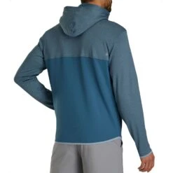 FootJoy ThermoSeries Full Zip Hoodie 8 FootJoy ThermoSeries Full Zip Hoodie -Callaway Golf Shop footjoy thermoseries full zip hoodie slate back itempicture