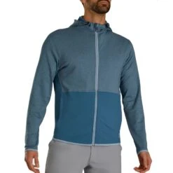 FootJoy ThermoSeries Full Zip Hoodie 7 FootJoy ThermoSeries Full Zip Hoodie -Callaway Golf Shop footjoy thermoseries full zip hoodie slate itempicture