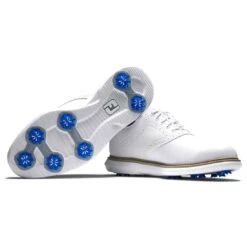 FootJoy Traditions Golf Shoes White -Callaway Golf Shop footjoy traditions golf shoes white white sole profile itempicture