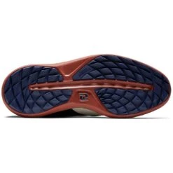 FootJoy Traditions SL Golf Shoes Cream/Navy -Callaway Golf Shop footjoy traditions sl golf shoes cream navy 57925 sole itempicture