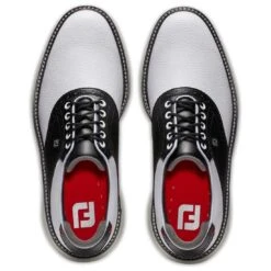 FootJoy Traditions SL Golf Shoes White/Black -Callaway Golf Shop footjoy traditions sl golf shoes white black 57924 top itempicture