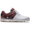 FootJoy Women's Pro SL Sport Golf Shoes White/Burgundy