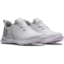 FootJoy Women's FJ Fuel Golf Shoes White/White/Pink -Callaway Golf Shop footjoy womens fj fuel golf shoes 92373 white white pink pair itempicture