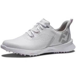 FootJoy Women's FJ Fuel Golf Shoes White/White/Pink -Callaway Golf Shop footjoy womens fj fuel golf shoes 92373 white white pink toe itempicture
