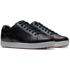 FootJoy Women's Links Golf Shoes Black -Callaway Golf Shop footjoy womens fj links golf shoes black 98150 pair itempicture