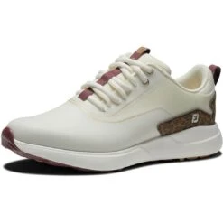 FootJoy Women's Performa Golf Shoes Cream/Leopard Print -Callaway Golf Shop footjoy womens performa golf shoes cream leopard print 99205 toe itempicture