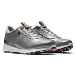 FootJoy Women's Stratos Golf Shoes Grey -Callaway Golf Shop footjoy womens stratos golf shoes grey pair itempicture