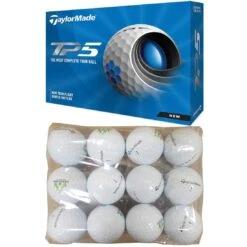 TaylorMade TP5 Logo Overrun Bagged Golf Balls