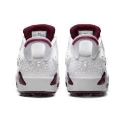 Nike Jordan Retro 6 G Golf Shoes White/Bordeaux -Callaway Golf Shop nike jordan retro 6 g golf shoes white bordeaux heel itempicture