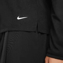 Nike Women's Dri-FIT Victory Long Sleeve Polo -Callaway Golf Shop nike womens dri fit victory long sleeve polo black detail1 itempicture