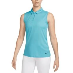 Nike Women's Dri-FIT Victory Sleeveless Polo -Callaway Golf Shop nike womens dri fit victory sleeveless polo baltic blue itempicture