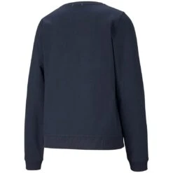 Puma Women's Cloudspun Crewneck -Callaway Golf Shop puma 2021 womens cloudspun crewneck navy blazer back itempicture