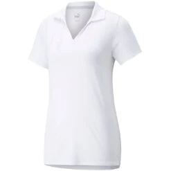 Puma Women's CLOUDSPUN Coast Polo -Callaway Golf Shop puma 2022 womens cloudspun coast polo white itempicture