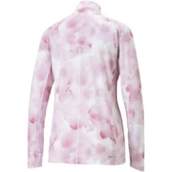 Puma Women's YOU-V Cloud Quarter Zip 5 Puma Women's YOU-V Cloud Quarter Zip -Callaway Golf Shop puma 2023 womens you v cloud quarter zip orchid shadow back itempicture