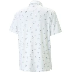Puma Cloudspun Horizons Polo 5 Puma Cloudspun Horizons Polo -Callaway Golf Shop puma cloudspun horizons polo white back itempicture