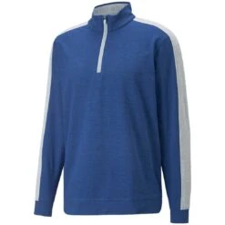 Puma CLOUDSPUN T7 Quarter Zip -Callaway Golf Shop puma cloudspun t7 quarter zip blazing blue itempicture
