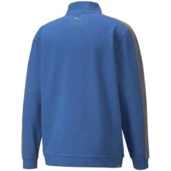 Puma CLOUDSPUN T7 Quarter Zip -Callaway Golf Shop puma cloudspun t7 quarter zip bright cobalt back itempicture