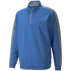 Puma CLOUDSPUN T7 Quarter Zip -Callaway Golf Shop puma cloudspun t7 quarter zip bright cobalt itempicture