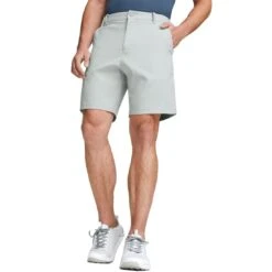 Puma Dealer 8 Inch Shorts 15 Puma Dealer 8 Inch Shorts -Callaway Golf Shop puma dealer 8 inch shorts ash grey front itempicture