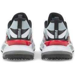 Puma GS-Fast Golf Shoes White/High Rise/High Risk Red -Callaway Golf Shop puma gs fast golf shoes white high rise high risk red 376357 04 heel itempicture