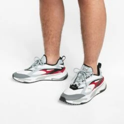 Puma GS-Fast Golf Shoes White/High Rise/High Risk Red -Callaway Golf Shop puma gs fast golf shoes white high rise high risk red 376357 04 mod1 itempicture