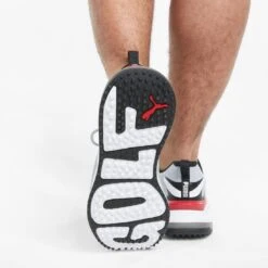 Puma GS-Fast Golf Shoes White/High Rise/High Risk Red -Callaway Golf Shop puma gs fast golf shoes white high rise high risk red 376357 04 mod2 itempicture