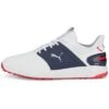 Puma Ignite Elevate Golf Shoes White/Silver/Navy