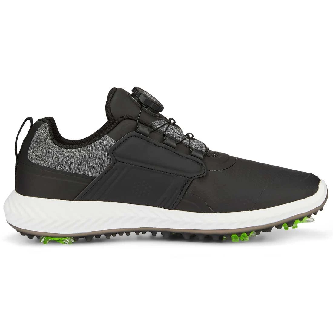Puma Juniors Ignite PWRCAGE Golf Shoes Black/Metallic Silver 5 Puma Juniors Ignite PWRCAGE Golf Shoes Black/Metallic Silver - Image 5