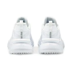 Puma Women's GS-Fast Golf Shoes White/White -Callaway Golf Shop puma womens gs fast golf shoes white white heel itempicture