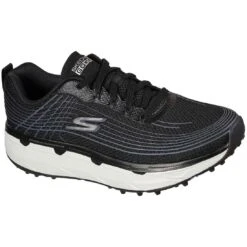Skechers GO GOLF Ultra Max Golf Shoes Black/White -Callaway Golf Shop skechers go golf ultra max golf shoes black white toe itempicture