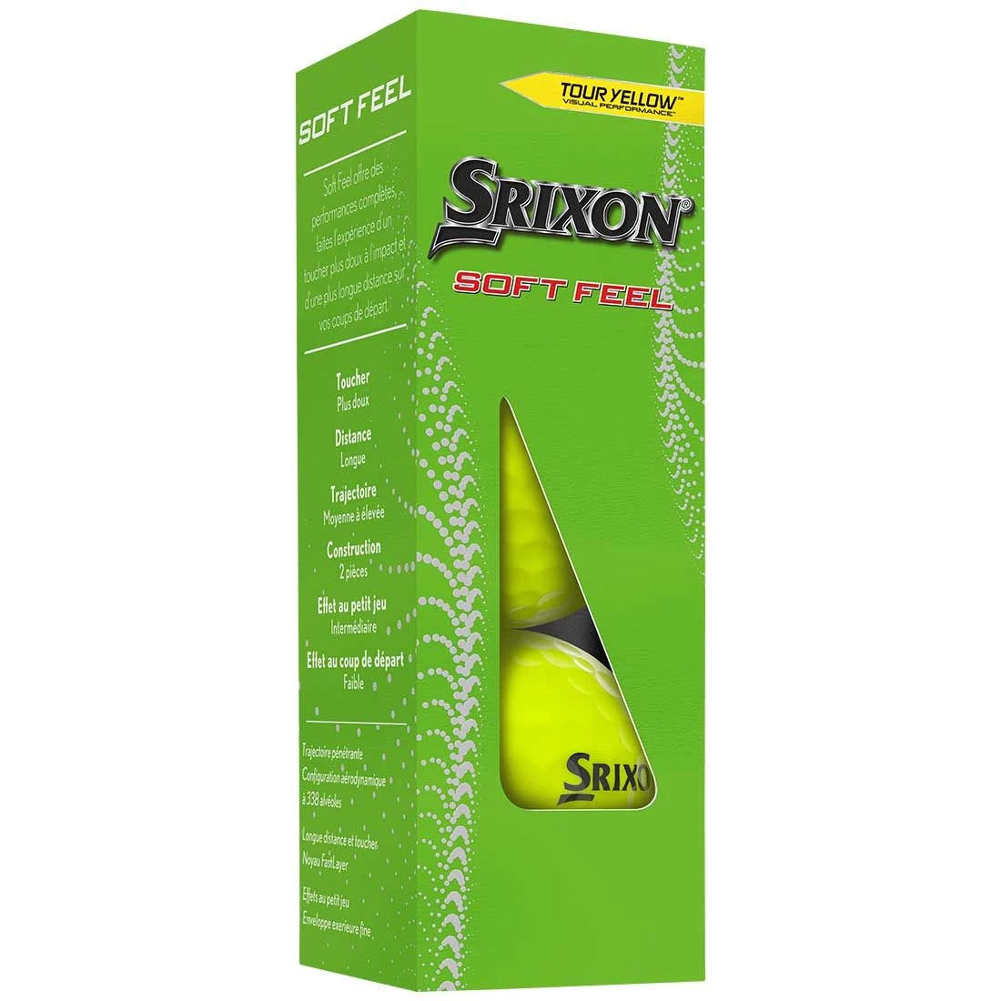 Srixon Soft Feel 13 Yellow Golf Balls 2 Srixon Soft Feel 13 Yellow Golf Balls - Image 2