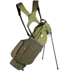 Sun Mountain Mid Stripe Stand Bag -Callaway Golf Shop sun mountain 2023 mid stripe stand bag loden moss inferno itempicture