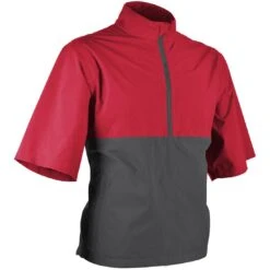 Sun Mountain Monsoon Short Sleeve Rain Pullover 10 Sun Mountain Monsoon Short Sleeve Rain Pullover -Callaway Golf Shop sun mountain 2023 monsoon ss rain pullover red steel itempicture