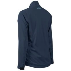 Sun Mountain Women's Rainflex Elite Rain Jacket -Callaway Golf Shop sun mountain 2023 womens rainflex elite rain jacket navy back itempicture