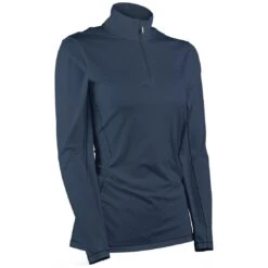 Sun Mountain Women's Second Layer Pullover -Callaway Golf Shop sun mountain 2023 womens second layer pullover navy itempicture