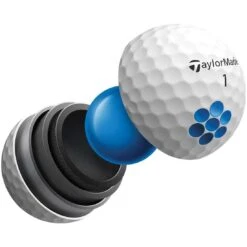 TaylorMade TP5 White Golf Balls -Callaway Golf Shop taylormade 2021 tp5 white golf balls tech explode itempicture