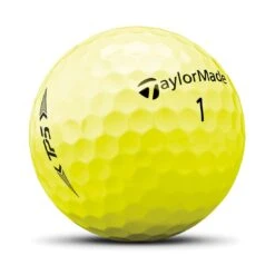 TaylorMade TP5 Yellow Golf Balls -Callaway Golf Shop taylormade 2021 tp5 yellow golf balls sidestamp itempicture