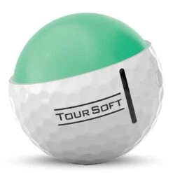 Titleist Tour Soft White Golf Balls -Callaway Golf Shop titleist 2022 tour soft white golf balls core cutaway itempicture