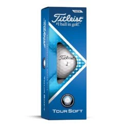 Titleist Tour Soft White Golf Balls -Callaway Golf Shop titleist 2022 tour soft white golf balls sleeve itempicture