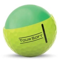 Titleist Tour Soft Yellow Personalized Golf Balls -Callaway Golf Shop titleist 2022 tour soft yellow golf balls core cutaway itempicture