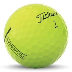 Titleist Tour Soft Yellow Golf Balls -Callaway Golf Shop titleist 2022 tour soft yellow golf balls imprints itempicture 1