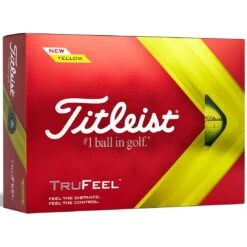 Titleist TruFeel Yellow Personalized Golf Balls
