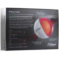 Titleist Pro V1x Personalized Golf Balls -Callaway Golf Shop titleist 2023 pro v1x golf balls back itempicture 2