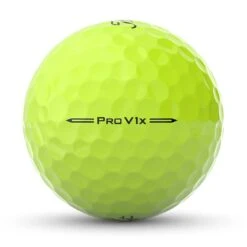 Titleist Pro V1x Yellow Golf Balls -Callaway Golf Shop titleist 2023 pro v1x yellow golf balls side stamp itempicture