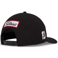 Titleist Tour Featherweight Hat -Callaway Golf Shop titleist 2023 tour featherweight hat black white back itempicture