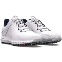 Under Armour HOVR Drive 2 Golf Shoes White/Metallic Silver 8 Under Armour HOVR Drive 2 Golf Shoes White/Metallic Silver -Callaway Golf Shop under armour hovr drive 2 golf shoes white metallic silver pair itempicture
