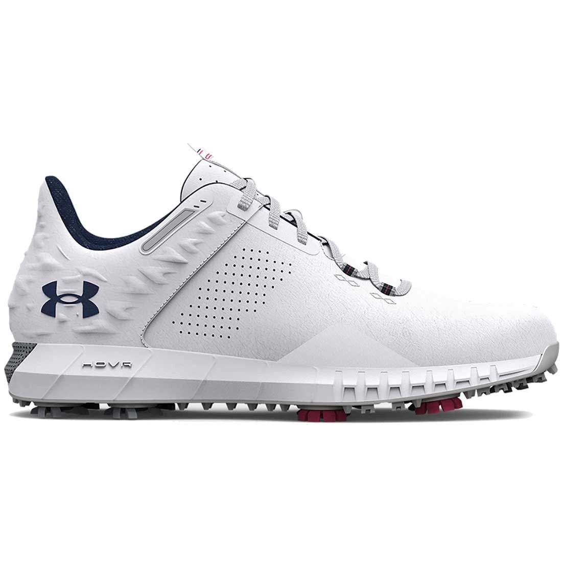 Under Armour HOVR Drive 2 Golf Shoes White/Metallic Silver 1 Under Armour HOVR Drive 2 Golf Shoes White/Metallic Silver